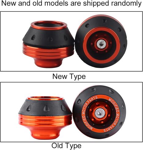 Fork Frame Sliders, Motorcycles Front Rear Forks Wheel Anti Crash Pad Protector CNC Aluminium Alloy Motorbike Slid Falling Protection Universal Protective Caps for Moped Scooters 1 Pair Sliver in Saudi Arabia