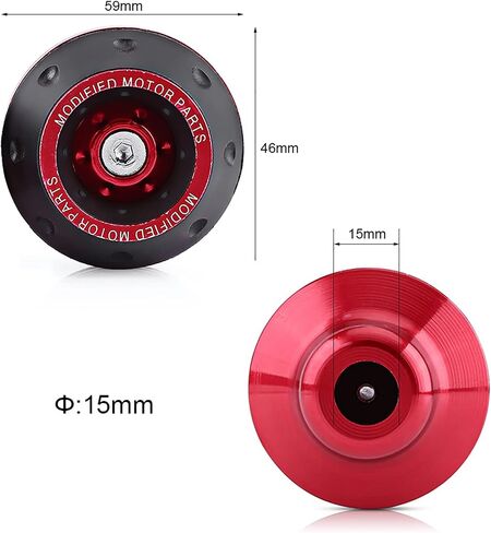 Fork Frame Sliders, Motorcycles Front Rear Forks Wheel Anti Crash Pad Protector CNC Aluminium Alloy Motorbike Slid Falling Protection Universal Protective Caps for Moped Scooters 1 Pair Sliver in Saudi Arabia