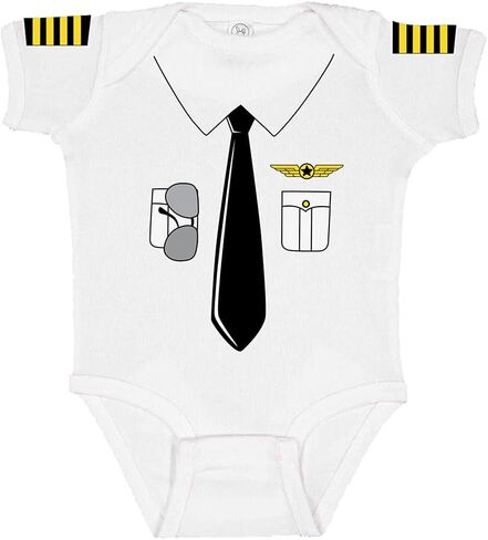 Novah Baby Captain Aviation - Little Pilot Bodysuit in Kuwait