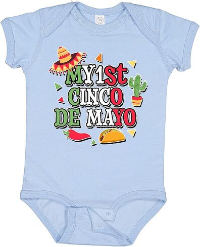 Inktastic My 1st Cinco De Mayo مع بدلة أطفال Sombrero Red Chili Pepper Taco in Kuwait