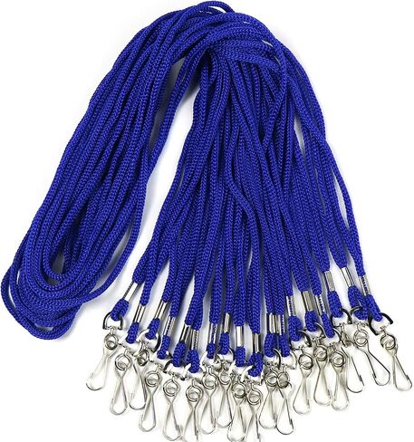 Black Lanyards Bulk Lanyards Premium Cruise Lanyard Nylon Badge Lanyards with Swivel J Hook Perfect for ID Name Badge Holder Office, Kids, Teachers (Black, 50 Pack) in Saudi Arabia