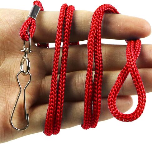 Black Lanyards Bulk Lanyards Premium Cruise Lanyard Nylon Badge Lanyards with Swivel J Hook Perfect for ID Name Badge Holder Office, Kids, Teachers (Black, 50 Pack) in Saudi Arabia