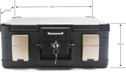 Honeywell Safes & Door Locks LHLP1103G 30 Minute Fire Safe Waterproof Safe Box Chest with Carry Handle, Medium, 1103, Black, 7.3 litre in Saudi Arabia