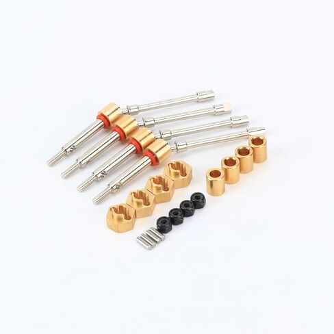 RCAWD SCX24 +4MM Wide CVD Drive Shaft Set for Axial 1/24 SCX24 & AX24 Series Upgrades Part in Saudi Arabia