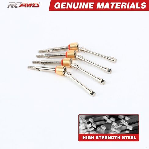 RCAWD SCX24 +4MM Wide CVD Drive Shaft Set for Axial 1/24 SCX24 & AX24 Series Upgrades Part in Saudi Arabia