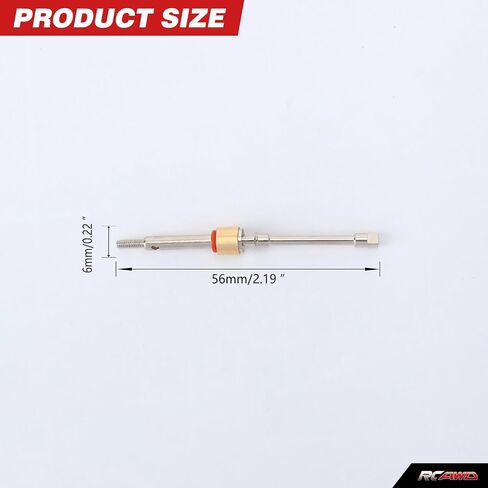 RCAWD SCX24 +4MM Wide CVD Drive Shaft Set for Axial 1/24 SCX24 & AX24 Series Upgrades Part in Saudi Arabia