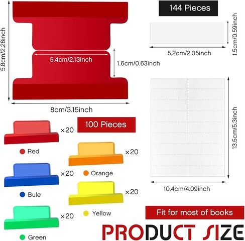 2 Inch Insertable Self-adhesive Tabs with Printable Inserts Bible Tabs Plastic Index Tabs for Notebooks File Tabs Self Adhesive Clear Sticky Tabs Adhesive File Folder Tabs (50 Pieces) in Saudi Arabia