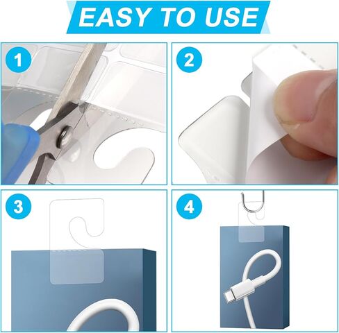 500 قطعة من علامات تعليق الخطاف، علامات تعليق ذاتية اللصق، علامات تبويب لاصقة شديدة التحمل، علامات عرض، خطافات تعليق معلقة لعروض البيع بالتجزئة في المتاجر التجارية (1.06 × 1.65 بوصة) in Kuwait