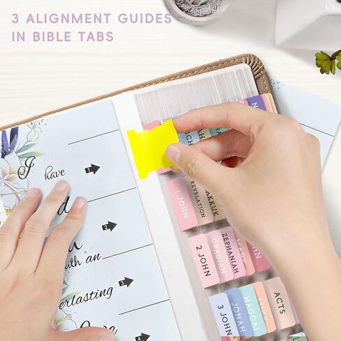 10 Pack Bible Tabs for Women and Men, Large Print Bible Tabs for Women Study Bible, 39 Old Testaments, 27 New Testaments and 9 Blank Tabs per Set, Easy to Apply Bible Tabs for Kids in Saudi Arabia