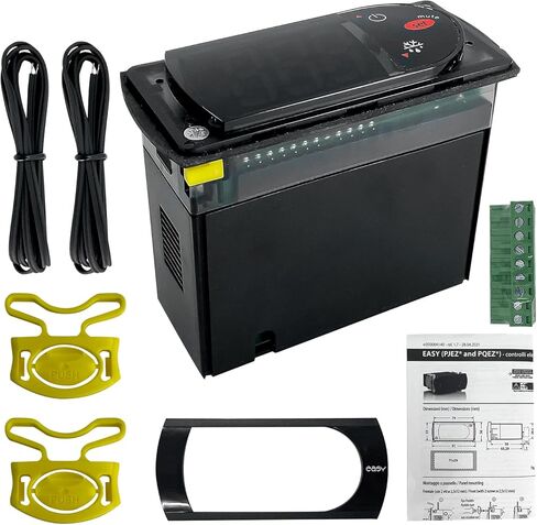 PJEZS0H100 ترموستات درجة الحرارة مع مسبار الاستشعار، 115 فولت، مجموعة ترموستات درجة الحرارة الكاملة المتوافقة مع كاريل وجميع أنواع الثلاجة (أسود) in Kuwait