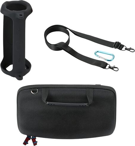 Khanka Hard Travel Case + Silicone Case Replacement for JBL Charge 5 Portable Waterproof Wireless Bluetooth Speaker in Saudi Arabia