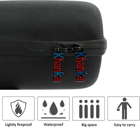 Khanka Hard Travel Case + Silicone Case Replacement for JBL Charge 5 Portable Waterproof Wireless Bluetooth Speaker in Saudi Arabia
