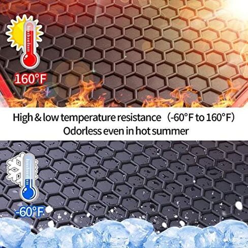 Car Floor Mats Custom Fit for Hyundai Elantra 2024 2023 2022 2021 2020 2019 2018 2017 Odorless Washable Heavy Duty Rubber (All Weather) Floor Liners Black in Kuwait