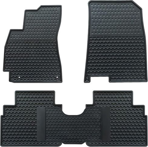 Car Floor Mats Custom Fit for Hyundai Elantra 2024 2023 2022 2021 2020 2019 2018 2017 Odorless Washable Heavy Duty Rubber (All Weather) Floor Liners Black in Saudi Arabia