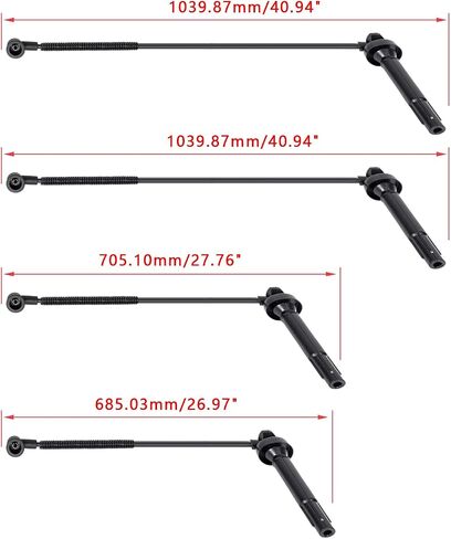 ENA Spark Plug Wire Set Compatible with Saab Subaru 9-2X Forester Impreza Legacy Outback H4 2.5L 2005 2006 2007 2008 2009 2010 2011 Replcement for S428383 S4-28383 4733 9242064 27590 55504 in Saudi Arabia