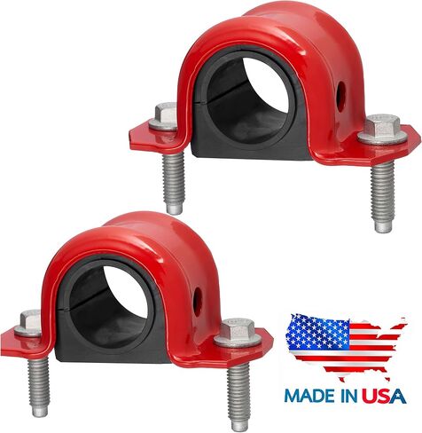 6 PC Front Sway Bar Link Kit + Code Red Extreme Bracket/Bushing Kit FITS Ram 1500 2WD 2002-2010, Ram 2500 3500 2WD 2003-2011, Bushings Made In USA K7400 K7353 in Saudi Arabia