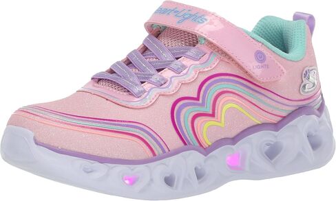 Skechers Girl's Lights-Retro Hearts Sneaker in Saudi Arabia