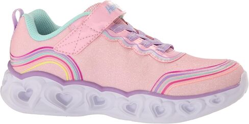 Skechers Girl's Lights-Retro Hearts Sneaker in Saudi Arabia