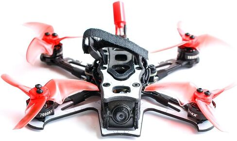 EMAX Tinyhawk 3 Freestyle PLUS+ RTF Kit جاهزة للطيران التناظرية FPV Drone Mini Racing Quadcopter إطار متين من ألياف الكربون مع وحدة تحكم ونظارات واقية للمبتدئين in Kuwait