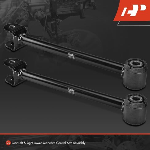 A-Premium 2 x Rear Lower Rearward Control Arm with Bushing, Compatible with Toyota Highlander 2004-2007 & Lexus RX330 2004-2006, RX350 2007-2009, RX400h 2006-2008, AWD Only in Saudi Arabia