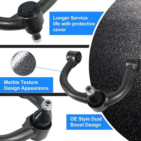 Front Upper Control Arms for 2-4" Lift, Suitable for 2004-2020 F150 4X4, for 2009-2020 F150 2WD Adjustable Control Arms with Ball Joint Marble Style Tubular Ball Joint Kit in Saudi Arabia