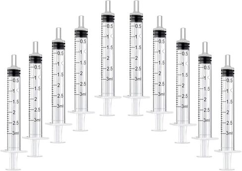 3ml Oral Dispenser Feeding Syringe - Pack of 100 Pet Syringes for Puppies, Kittens, and Small Animals in Saudi Arabia