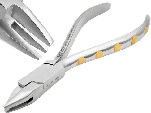 Three Prong Pliers, Clasp Adjusting Pliers, Wire Bending Pliers Dental Orthodontic Golden Dot Series ARTMAN Brand in Saudi Arabia