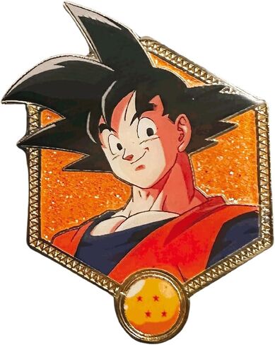 Golden Series 2 Goku - DBZ Collectible Enamel Pin in Saudi Arabia