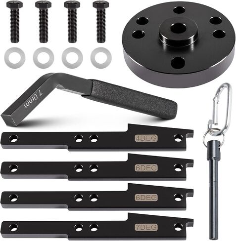 3163021 Cam Timing Tool Kit+3163530 Engine Brake Adjustment Tool 7MM for Cummins ISX QSX Engine 2007-2017 with Injector Cam Puller & Carrying Case Replaces 3163069 3163020 Heavy Duty Steel (15 PCS) in Saudi Arabia