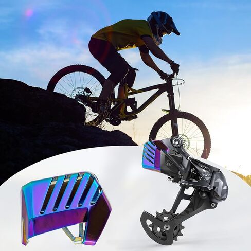 غطاء حماية بطارية الدراجة الخلفية Derailleur غطاء بطارية دراجة كهربائية ملحقات دراجة الكبار لـ Sram AXS GX EAGLE/XX1/X01 متعدد الألوان in Kuwait
