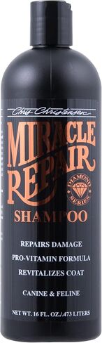 Chris Christensen Diamond Series Miracle Repair Dog Shampoo, Groom Like a Professional, Pro-Vitamin Formula, Made in The USA, 16 oz in Saudi Arabia