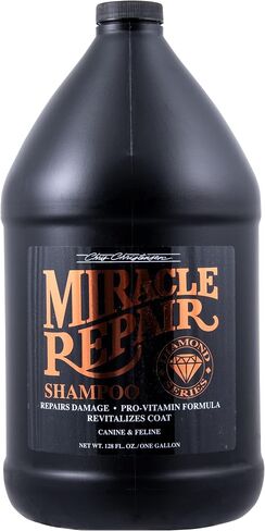 Chris Christensen Diamond Series Miracle Repair Dog Shampoo, Groom Like a Professional, Pro-Vitamin Formula, Made in The USA, 16 oz in Saudi Arabia