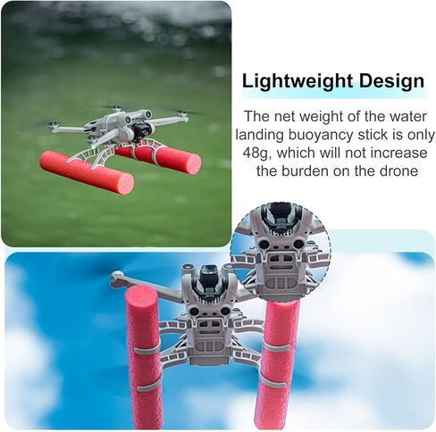 Mini 3 Pro Water Landing Gear Floating Training Kit Extender Legs with Nylon Propellers Holder Strap for DJI Mini 3 Pro Accessories in Saudi Arabia