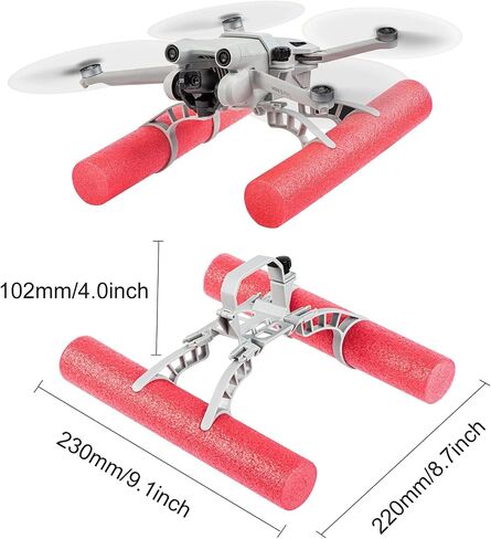 Mini 3 Pro Water Landing Gear Floating Training Kit Extender Legs with Nylon Propellers Holder Strap for DJI Mini 3 Pro Accessories in Saudi Arabia