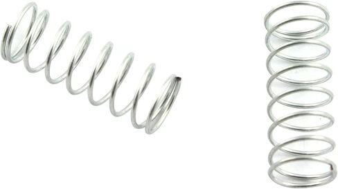 60pcs Compression Pressure Metal Spring Coil High Temperature Resistance Spiral Springs for Toy, Hardware and Battery in Saudi Arabia