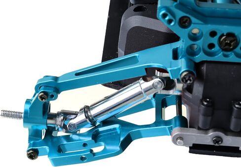 لأجزاء ترقية MJX Hyper Go H14BM 14210 14209 Jetwood 1/14 RC أجزاء ترقية معدنية للسيارة، لأجزاء ترقية Hype Go 1/14 أجزاء الألومنيوم الكاملة 18 قطعة باللون الأحمر in Kuwait