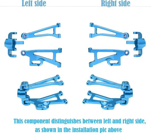 لأجزاء ترقية MJX Hyper Go H14BM 14210 14209 Jetwood 1/14 RC أجزاء ترقية معدنية للسيارة، لأجزاء ترقية Hype Go 1/14 أجزاء الألومنيوم الكاملة 18 قطعة باللون الأحمر in Kuwait