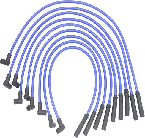 10.5mm High Performance Spark Plug Wires Set of 9 Replacement for SBC HEI BBC Chevy 350 383 454 Electronic in Saudi Arabia