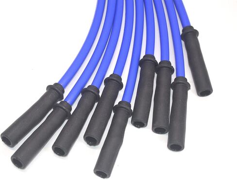 10.5mm High Performance Spark Plug Wires Set of 9 Replacement for SBC HEI BBC Chevy 350 383 454 Electronic in Saudi Arabia