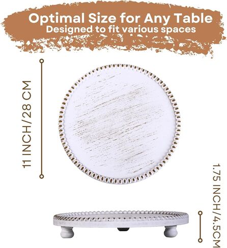 Wooden Risers for Decor, Wood Risers for Display Decorative, Wood Pedestal Stand for Kitchen Counter, Coffee Table, Dining Table Farmhouse Decor in Kuwait