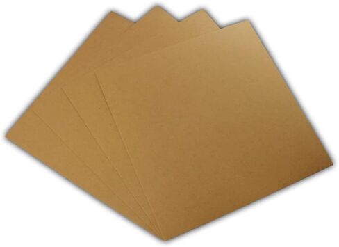 25 EcoSwift 12x12 Chipboard Cardboard Craft Scrapbook Material Scrapbooking Packaging Sheets Shipping Pads Inserts 12 inch x 12 inch Chip Board in Saudi Arabia