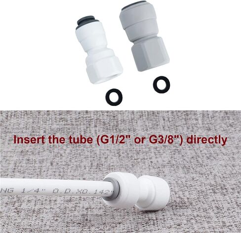 1 PCS 3/8" Quick Connect Check Valve for RO water system, Inline Check Valve Pushfit, 3/8" Quick Connector fittings in Saudi Arabia