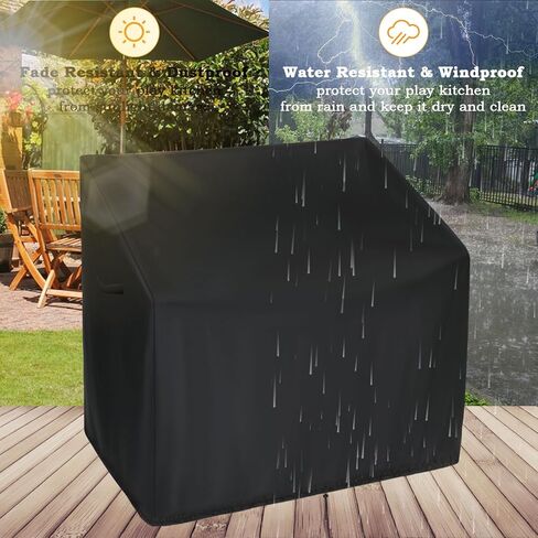 غطاء مطبخ للعب، غطاء واقٍ لمجموعة لعب مطبخ الأطفال من ستيب 2، غطاء مقاوم للماء والغبار لمجموعة مطبخ لعب الأطفال الصغار/مجموعة لعب مطبخ الأطفال (36 بوصة × 13 بوصة × 35.8 بوصة) in Kuwait