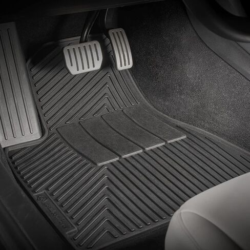 Road Comforts Front Trunk Mat + Storage Mat - Tesla Model 3 All Weather Mats (Does not Include Back Trunk Mat) - Fits Model 3 2017 to 2023 (2pcs) (Black) in Saudi Arabia