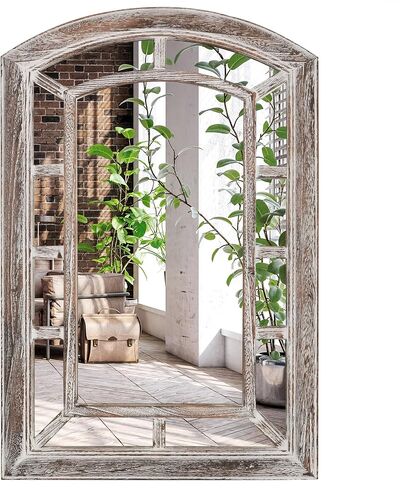 Americanflat 12x24 Black Oval Mirror - Aluminum Framed Oval Bathroom Mirror, Living Room Mirror, Bedroom - Black Wall Mirror with Modern Rounded Frame - Large Oval Mirror with Vertical Mount in Saudi Arabia