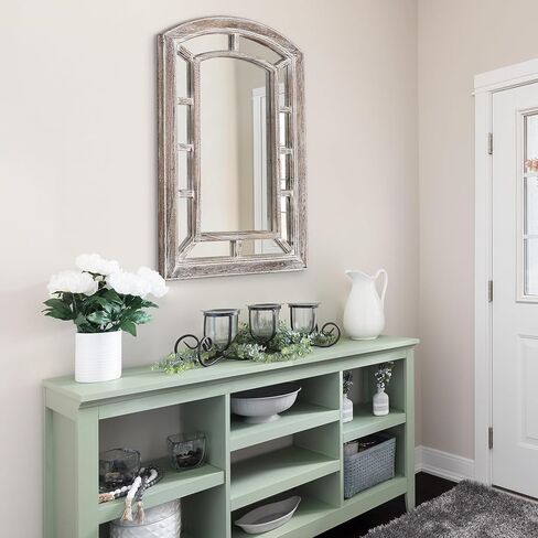 Americanflat 12x24 Black Oval Mirror - Aluminum Framed Oval Bathroom Mirror, Living Room Mirror, Bedroom - Black Wall Mirror with Modern Rounded Frame - Large Oval Mirror with Vertical Mount in Saudi Arabia