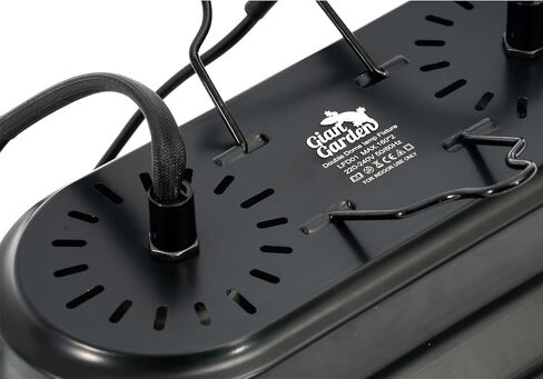 Dual Reptile Light Fixture with 2 On/Off Switches, Deep Dome Reptile Heat Lamp Fixture fit E26 Reptile Lamp, UVB Reptile Light Fixture Kit Perfect for Reptiles Amphibians in Kuwait