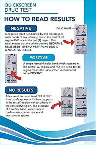 QuickScreen Urine Drug Test Benzodiazepine BZO, 25 in Saudi Arabia
