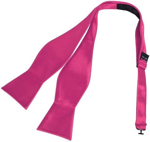 Dan Smith Wedding Solid Bowtie Self Bow Tie Feel Silk Famliy Shirt Self-Tied Bow Tie Pocket-Square Cuff Set in Saudi Arabia