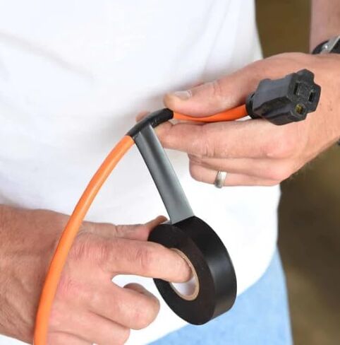 Electrical Tape 3/4" x 66 Feet PVC Electric UL Listed, Flame Retardant, Waterproof, Strong Adhesive PVC Insulation Electrical Tape - 10 Rolls per Pack Brown in Kuwait